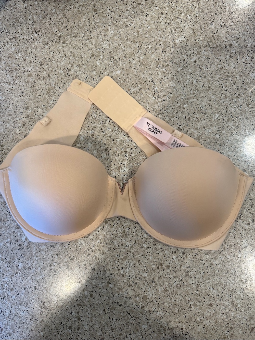Victoria's Secret Beige/Nude Strapless T-Shirt Bra